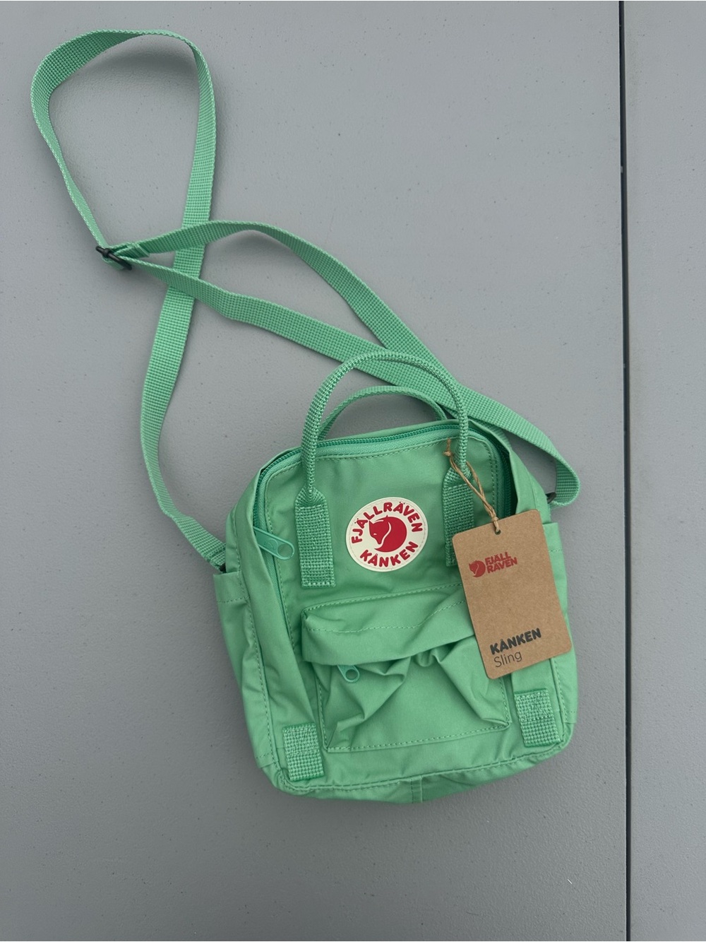 Kanken Sling Crossbody Bag in Mint Green